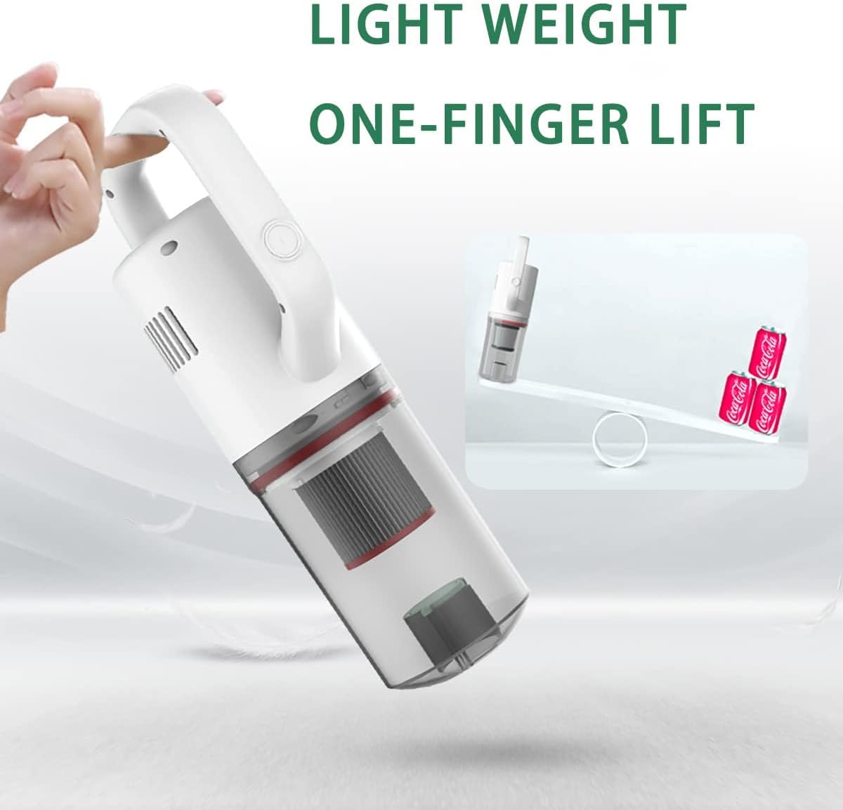 Keromee Vacuum Cleaner:BX-216, Corded Handheld Vacuum Cleaner Mini Electric Broom for Pet Hair Hardwood Floor Cat Litter Carpet Cleaning (16ft-Cord)