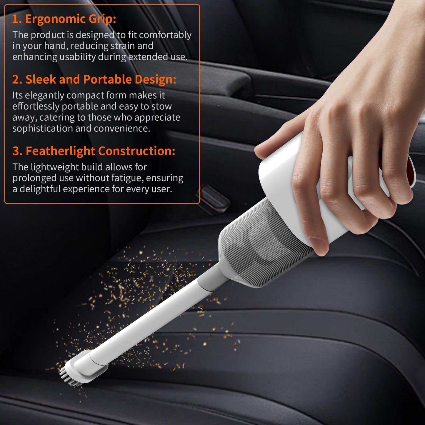 Keromee Vacuum Cleaner:CZ-100 Say Goodbye to Car Mess