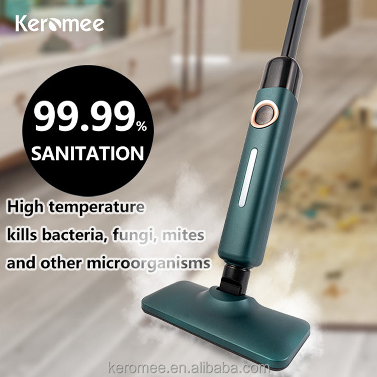 Esfregona a vapor Keromee, vaporizador de piso/higienizador para madeira e azulejos, 2 modos de vapor MS-100