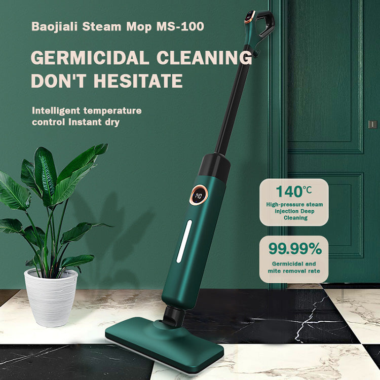 Esfregona a vapor Keromee, vaporizador de piso/higienizador para madeira e azulejos, 2 modos de vapor MS-100